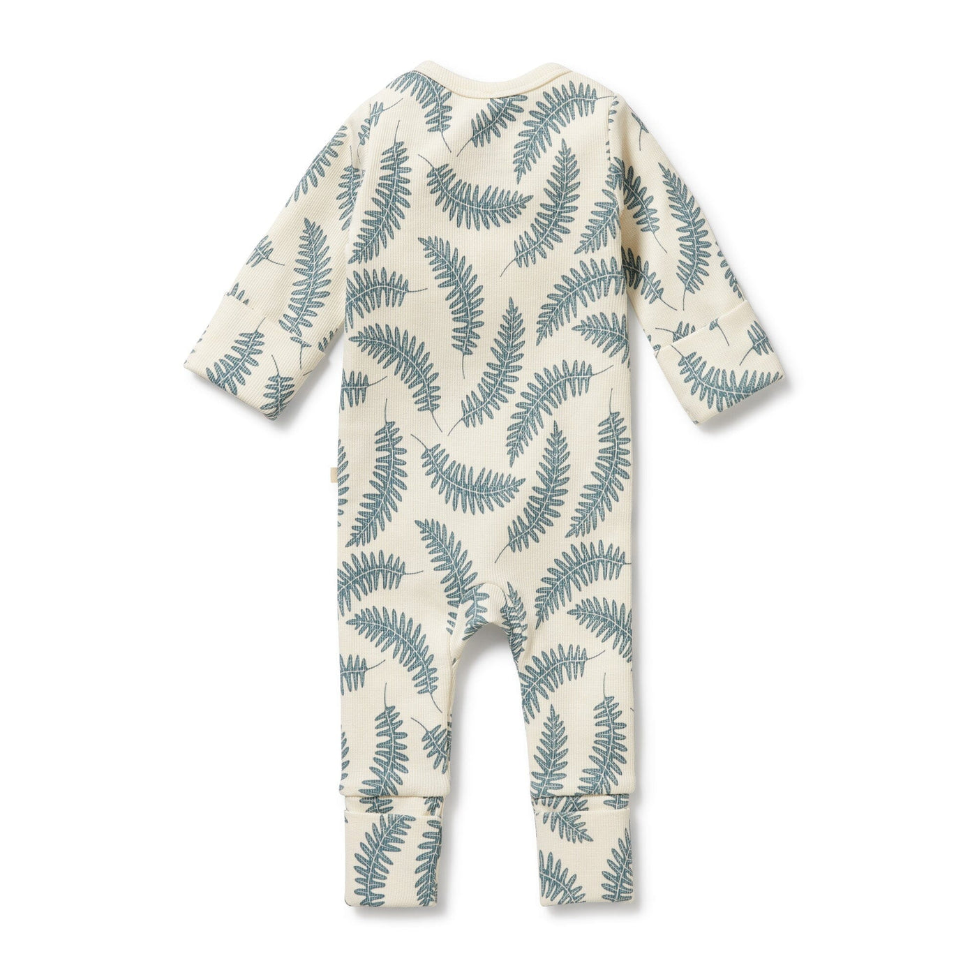 Wilson & Frenchy - Little Fronds Organic Zipsuit with Feet Zipsuit Wilson & Frenchy 