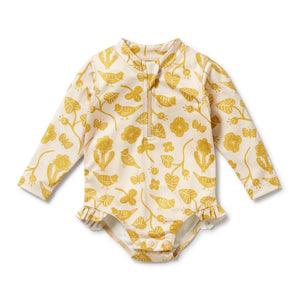 Wilson & Frenchy - Long Sleeve Swimsuit Goldie Floral