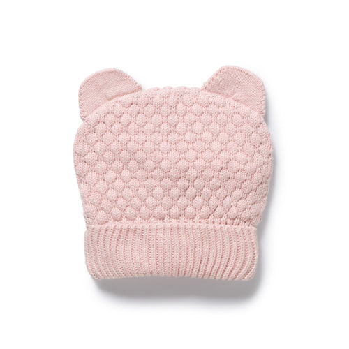 Wilson & Frenchy - Marshmellow Organic Knitted Bear Hat