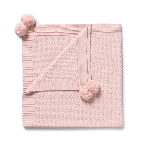 Wilson & Frenchy - Marshmellow Organic Knitted Bubble Blanket