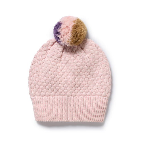 Wilson & Frenchy - Marshmellow Organic Knitted Bubble Hat