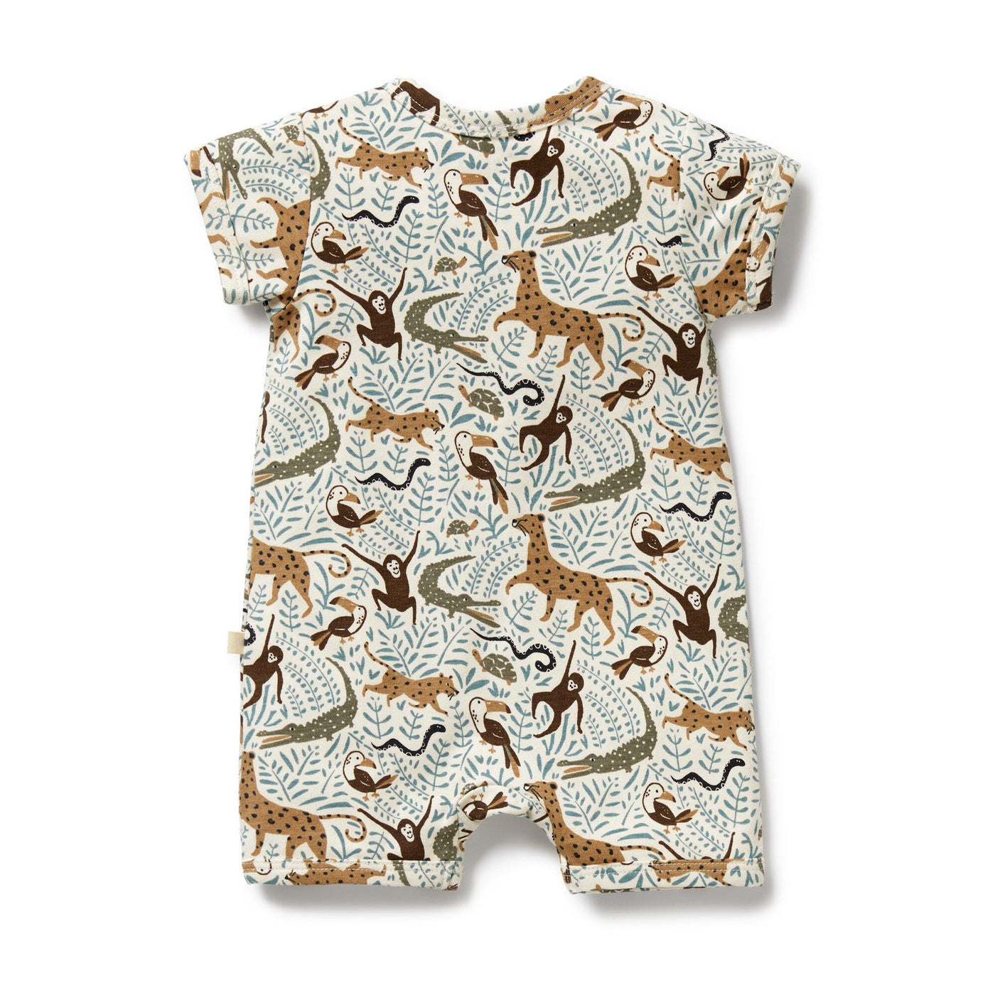 Wilson & Frenchy - Mini Jungle Organic Boyleg Zipsuit Zipsuit Wilson & Frenchy 
