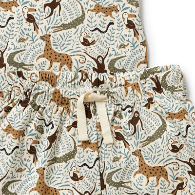Wilson & Frenchy - Mini Jungle Organic Short Sleeved Pyjamas Short Sleeve Pyjamas Wilson & Frenchy 