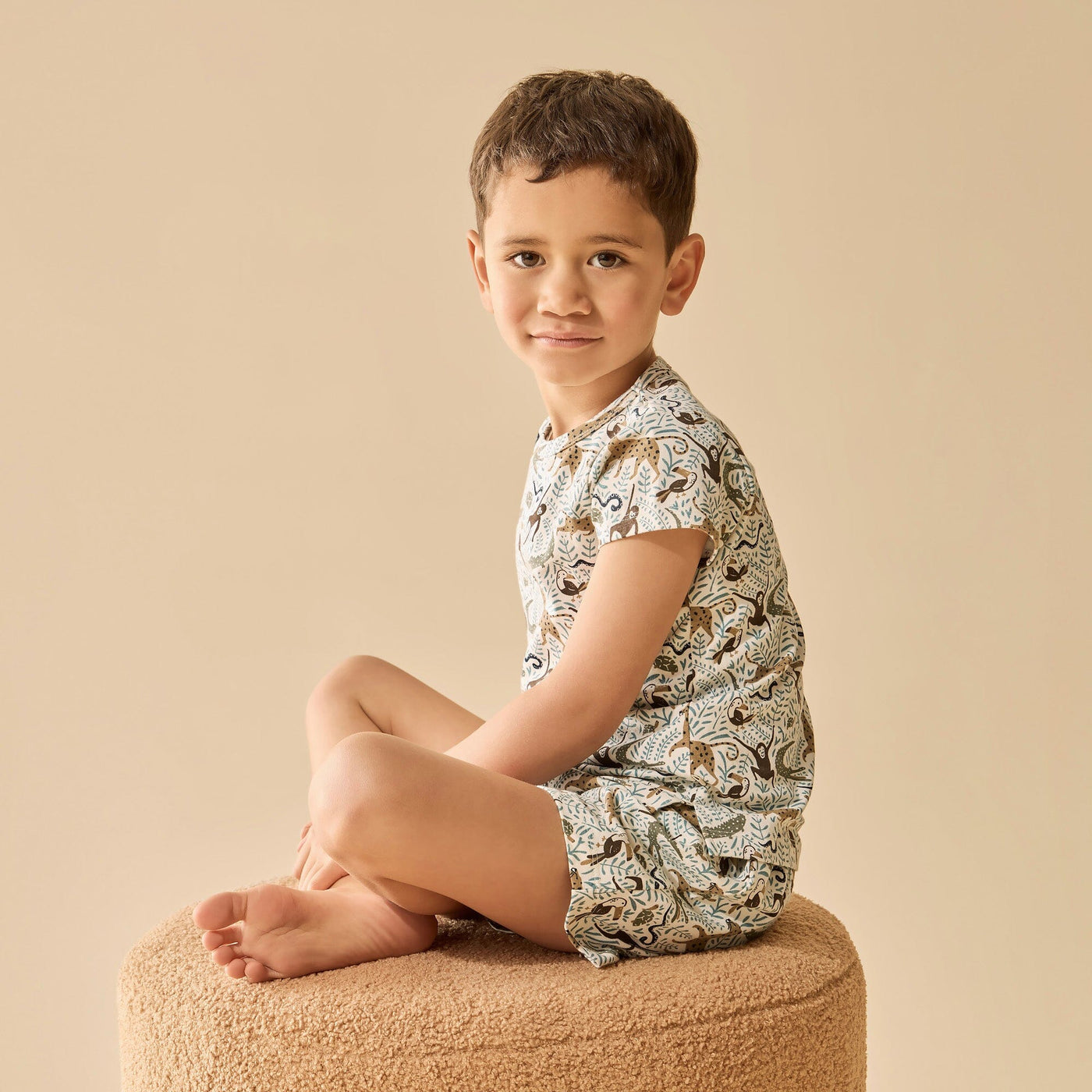 Wilson & Frenchy - Mini Jungle Organic Short Sleeved Pyjamas Short Sleeve Pyjamas Wilson & Frenchy 
