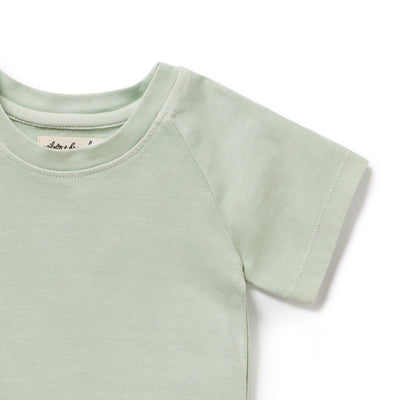 Wilson & Frenchy - Mint Organic Dyed Tee Short Sleeve T-Shirt Wilson & Frenchy 