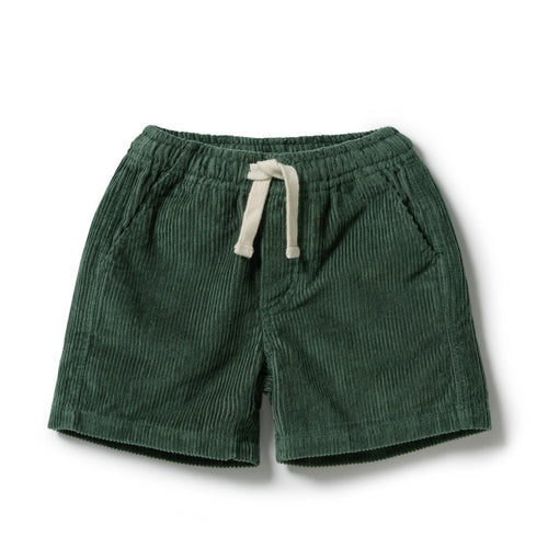 Wilson & Frenchy - Moss Green Organic Cord Short