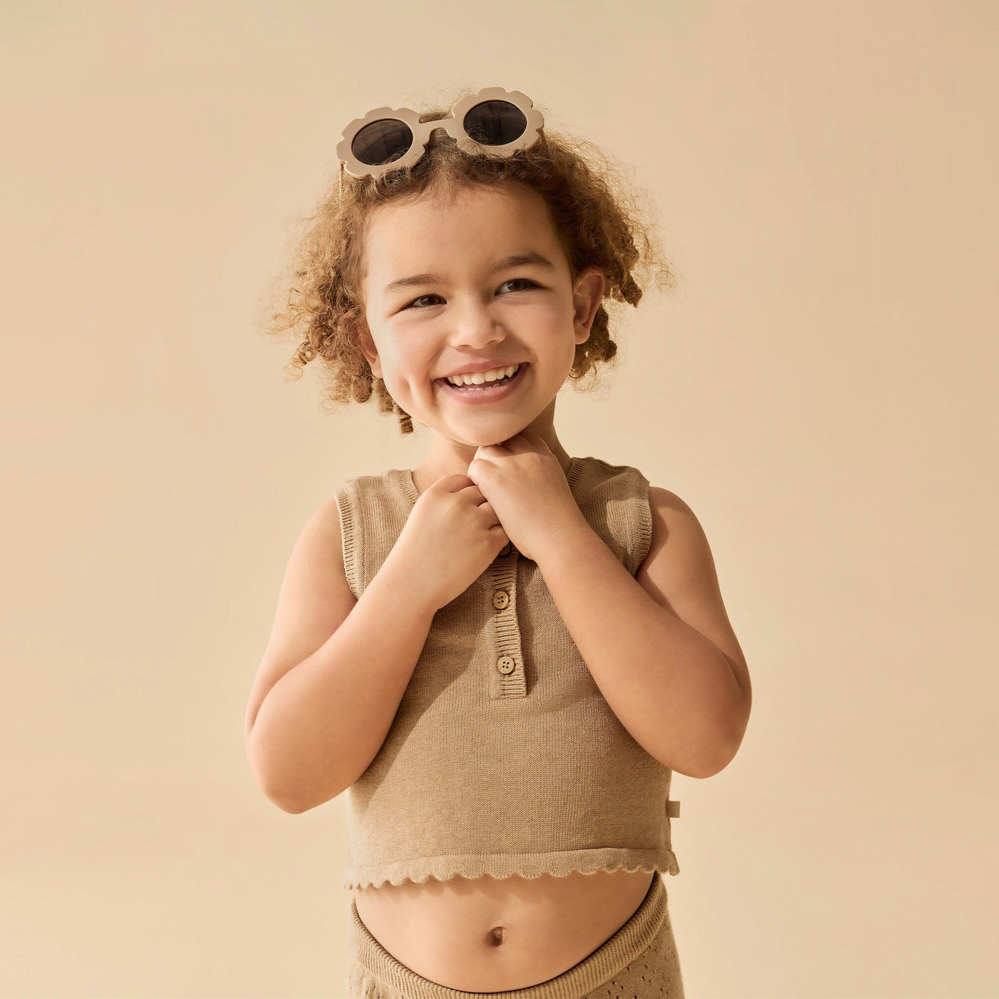 Wilson & Frenchy - Oat Organic Knitted Set Matching Set Wilson & Frenchy 