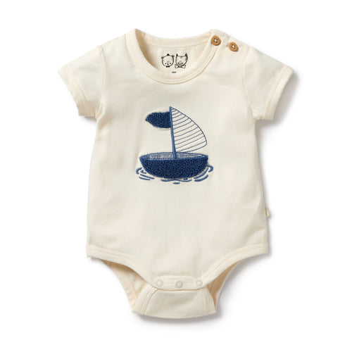 Wilson & Frenchy - Organic Bodysuit Nautical