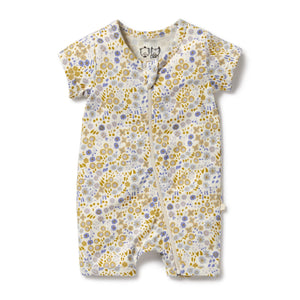 Wilson & Frenchy - Organic Boyleg Zipsuit Little Meadow