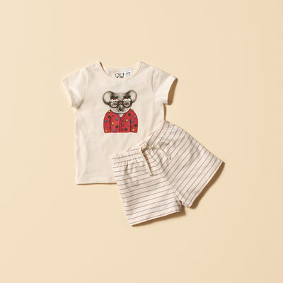 Wilson & Frenchy - Organic Christmas Pyjamas Koala Short Sleeve Pyjamas Wilson & Frenchy 