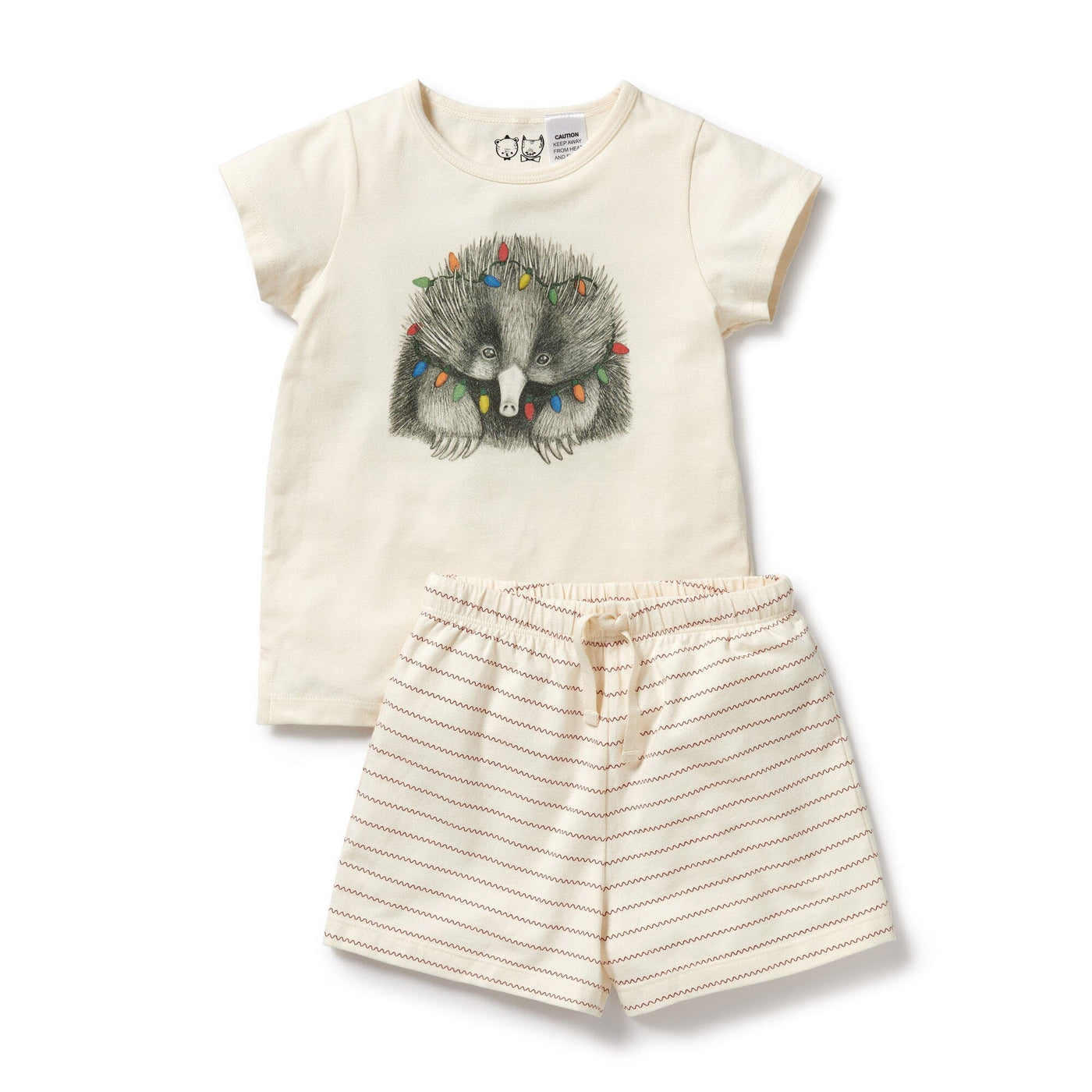 Wilson & Frenchy - Organic Christmas Pyjamas Puggle Short Sleeve Pyjamas Wilson & Frenchy 