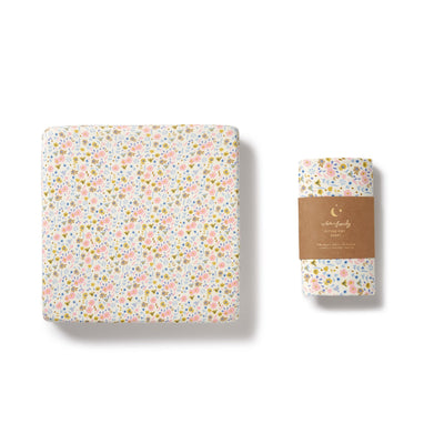 Wilson & Frenchy - Organic Cot Sheet Ava Floral Cot Sheet Wilson & Frenchy 