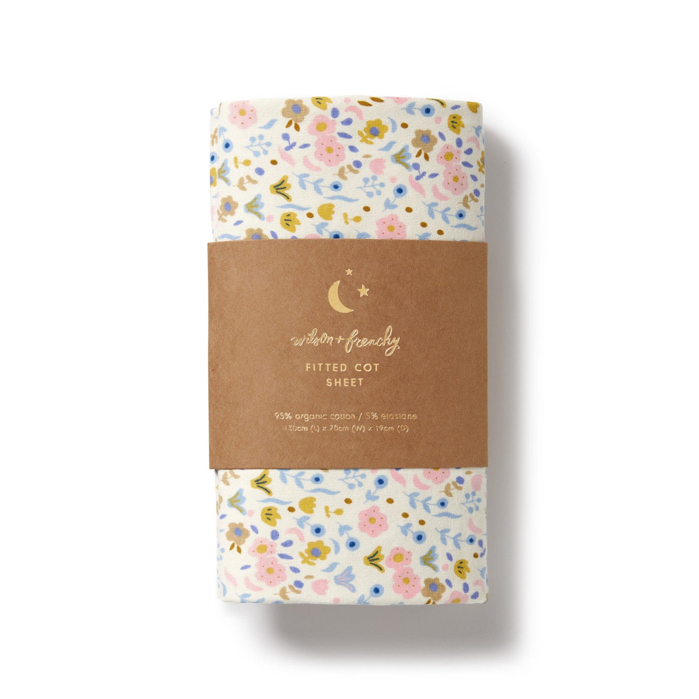 Wilson & Frenchy - Organic Cot Sheet Ava Floral Cot Sheet Wilson & Frenchy 