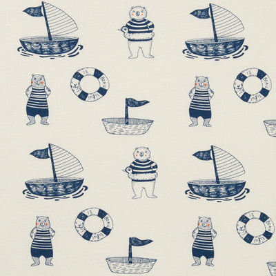 Wilson & Frenchy - Organic Cot Sheet Nautical Bear Cot Sheet Wilson & Frenchy 