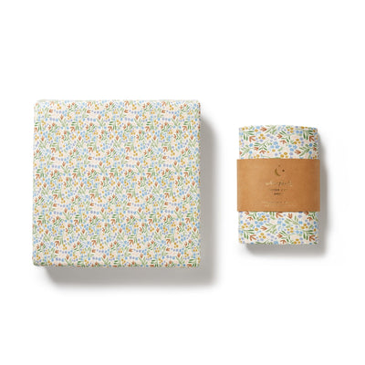 Wilson & Frenchy Organic Cot Sheet - Tinker Floral Cot Sheet Wilson & Frenchy 