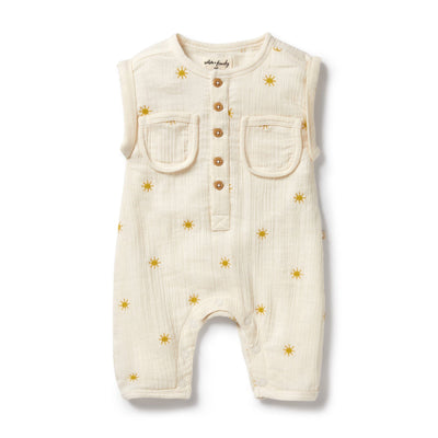 Wilson & Frenchy - Organic Crinkle Growsuit Sunshine Growsuit Wilson & Frenchy 