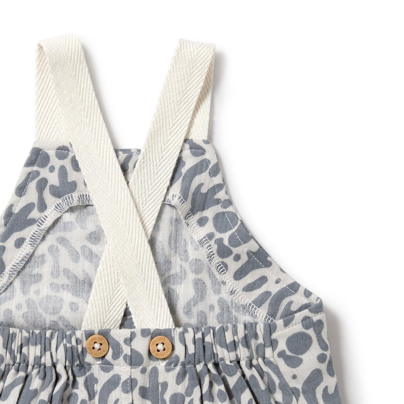 Wilson & Frenchy - Organic Crinkle Overall Blue Coral Overalls Wilson & Frenchy 