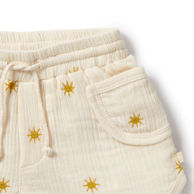 Wilson & Frenchy - Organic Crinkle Short Sunshine Shorts Wilson & Frenchy 