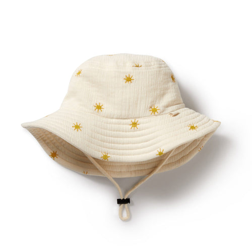 Wilson & Frenchy - Organic Crinkle Sun Hat Sunshine