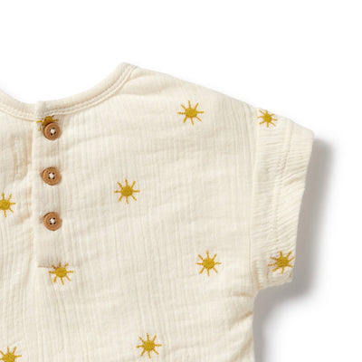 Wilson & Frenchy - Organic Crinkle Tee Sunshine Short Sleeve T-Shirt Wilson & Frenchy 