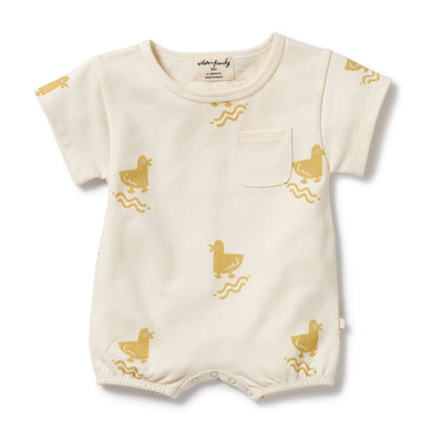 Wilson & Frenchy - Organic Growsuit Quack Quack Growsuit Wilson & Frenchy 