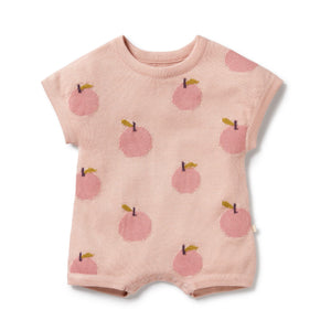 Wilson & Frenchy - Organic Knitted Growsuit Just Peachy