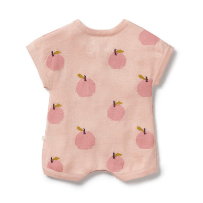 Wilson & Frenchy - Organic Knitted Growsuit Just Peachy Growsuit Wilson & Frenchy 