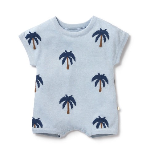 Wilson & Frenchy - Organic Knitted Growsuit Little Palm