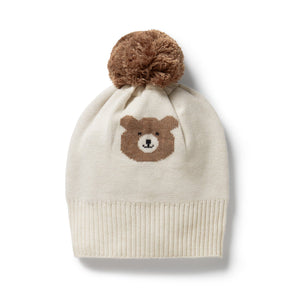 Wilson & Frenchy - Organic Knitted Jacquard Hat | Beary Cute