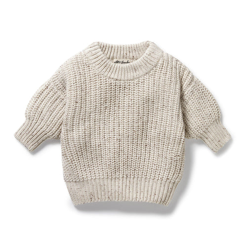 Wilson & Frenchy - Organic Knitted Jumper | Cookie and Cream