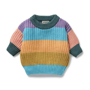 Wilson & Frenchy - Organic Knitted Jumper | Rainbow