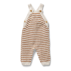 Wilson & Frenchy - Organic Knitted Overall | Cinnamon Stripe