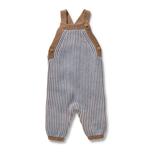 Wilson & Frenchy - Organic Knitted Overall | Coco Blue Speckle