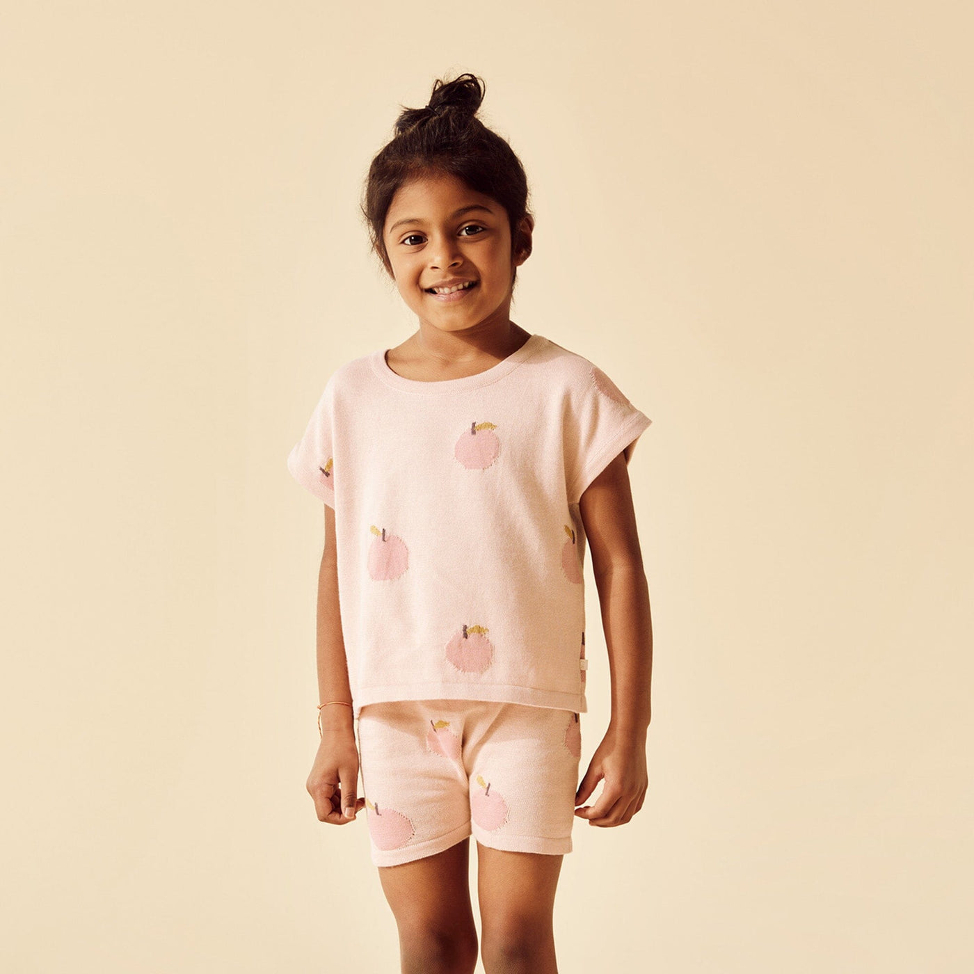 Wilson & Frenchy - Organic Knitted Set Just Peachy Matching Set Wilson & Frenchy 