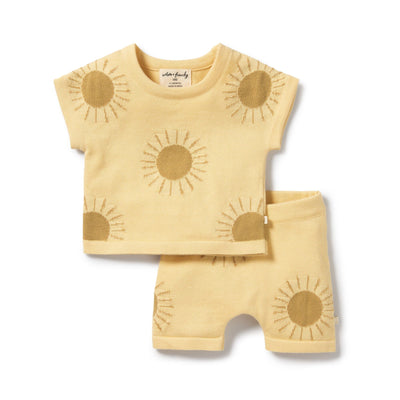 Wilson & Frenchy - Organic Knitted Set Sunshine Matching Set Wilson & Frenchy 