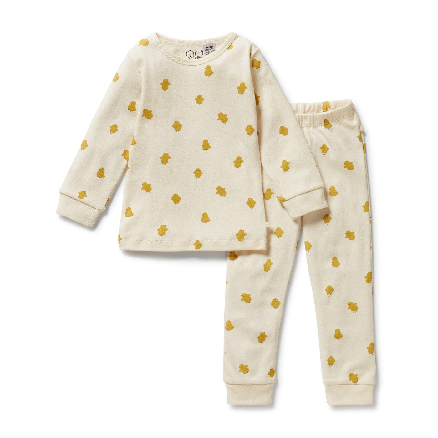 Wilson & Frenchy - Organic Long Sleeved Pyjamas | Little Chick Long Sleeve Pyjamas Wilson & Frenchy 