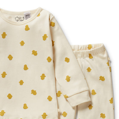 Wilson & Frenchy - Organic Long Sleeved Pyjamas | Little Chick Long Sleeve Pyjamas Wilson & Frenchy 