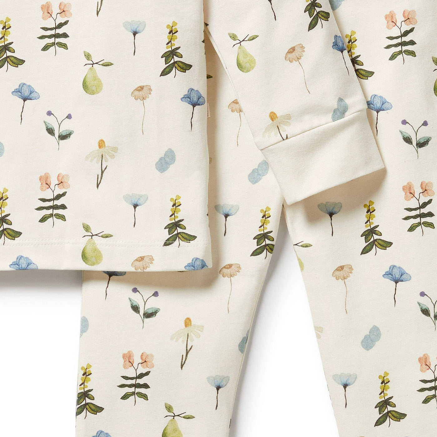 Wilson & Frenchy Organic Long Sleeved Pyjamas - Petit Garden Long Sleeve Pyjamas Wilson & Frenchy 
