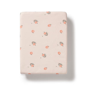 Wilson & Frenchy - Organic Pointelle Bassinet Sheet Peaches