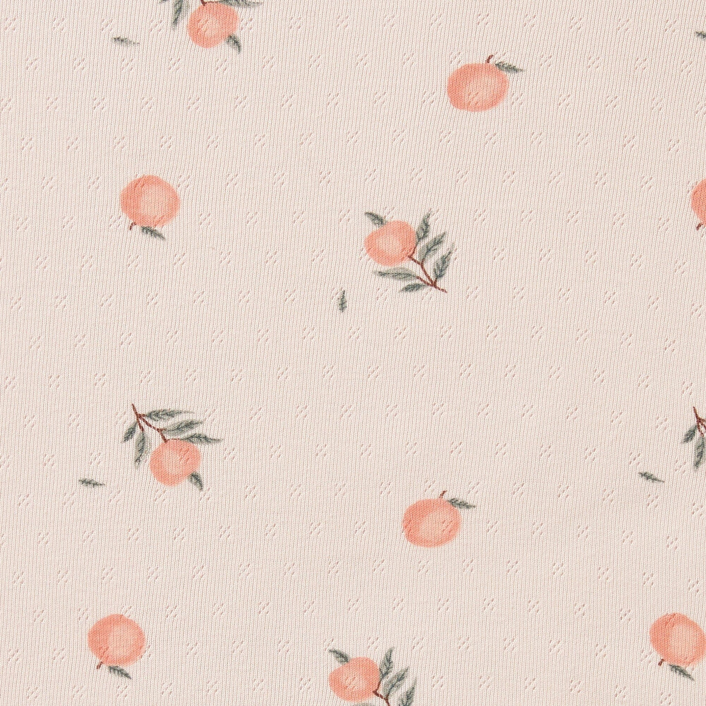 Wilson & Frenchy - Organic Pointelle Bassinet Sheet Peaches Bassinet Sheet Wilson & Frenchy 