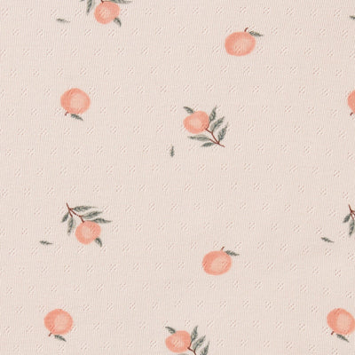 Wilson & Frenchy - Organic Pointelle Bassinet Sheet Peaches Bassinet Sheet Wilson & Frenchy 