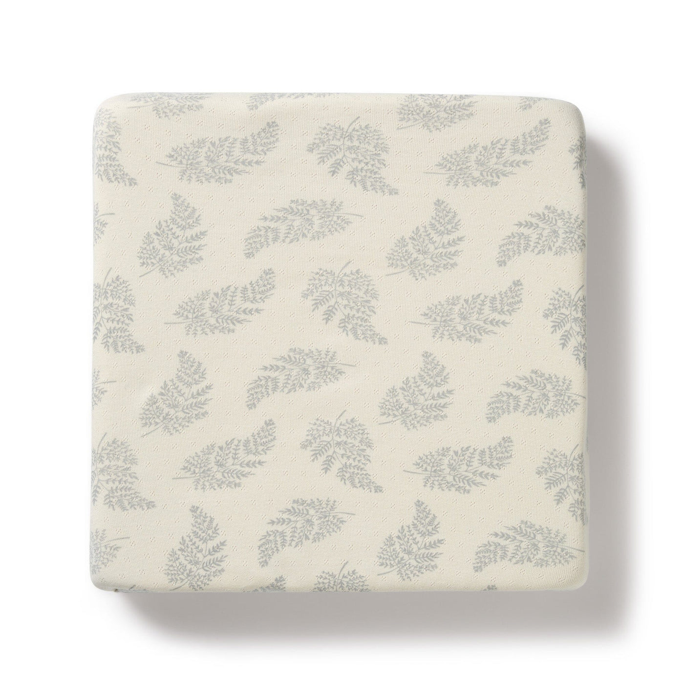 Wilson & Frenchy - Organic Pointelle Cot Sheet Forever Ferns Cot Sheet Wilson & Frenchy 