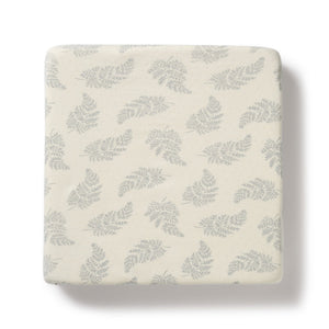 Wilson & Frenchy - Organic Pointelle Cot Sheet Forever Ferns