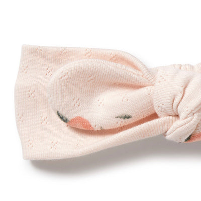 Wilson & Frenchy - Organic Pointelle Headband Peaches Headband Wilson & Frenchy 