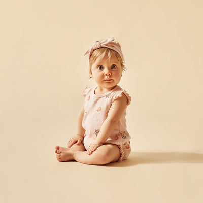 Wilson & Frenchy - Organic Pointelle Headband Peaches Headband Wilson & Frenchy 