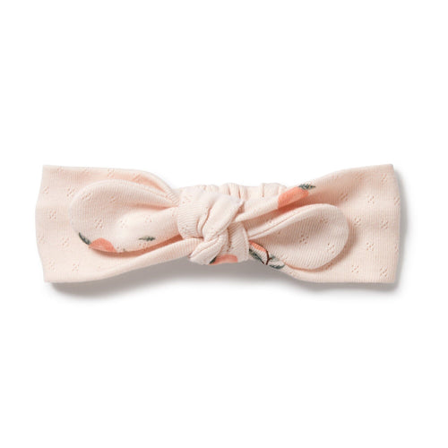 Wilson & Frenchy - Organic Pointelle Headband Peaches