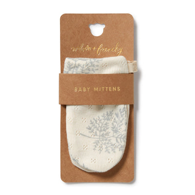 Wilson & Frenchy - Organic Pointelle Mittens Forever Ferns Mittens Wilson & Frenchy 