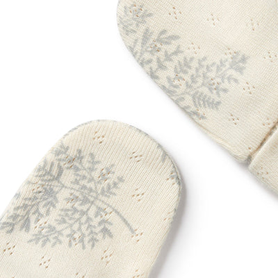 Wilson & Frenchy - Organic Pointelle Mittens Forever Ferns Mittens Wilson & Frenchy 