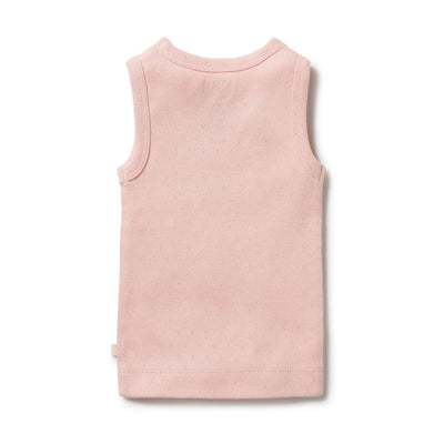 Wilson & Frenchy Organic Pointelle Singlet - Cantaloupe Singlet Wilson & Frenchy 