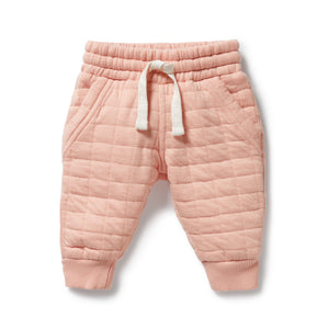 Wilson & Frenchy - Organic Quilted Sweat Pant | Pretty Pink